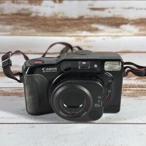 Canon Autoboy TELE Quartz Date 35mm Film Camera – Point & Shoot Tested Japan